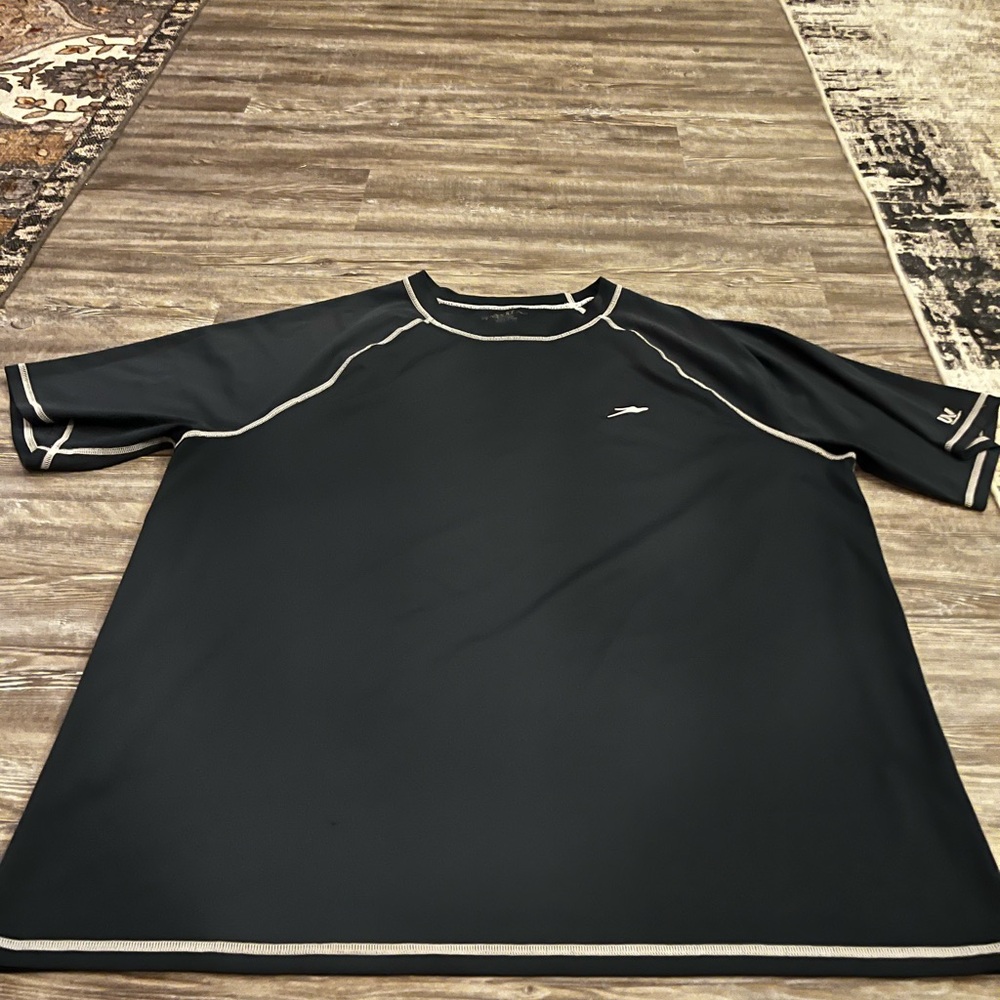 Speedo Men's Navy Rash Guard, 4X